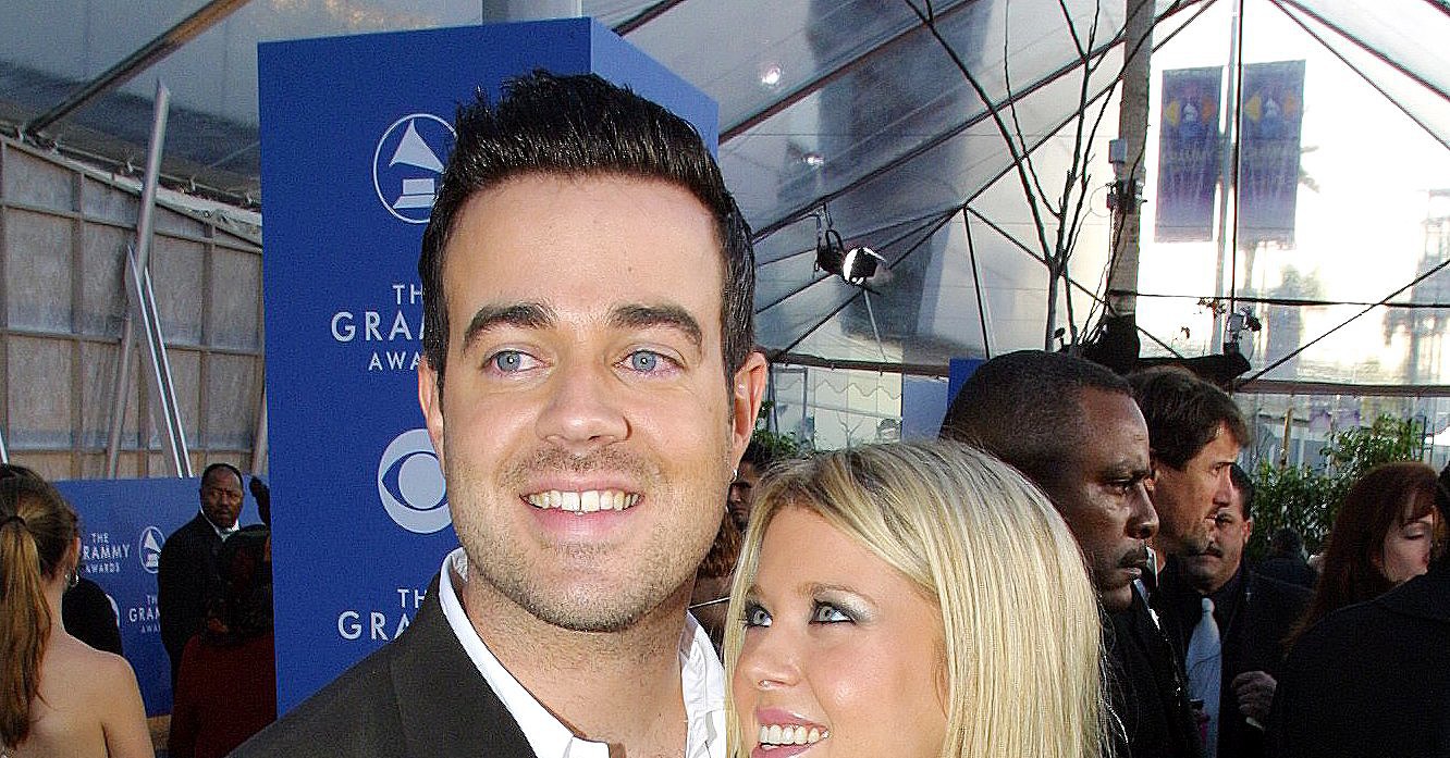 Carson Daly and Tara Reid, 2001 A Look Back at Love at the Grammys