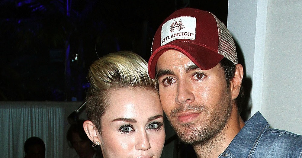 Miley Cyrus in Short Versace Dress at iHeartRadio Pool Party POPSUGAR