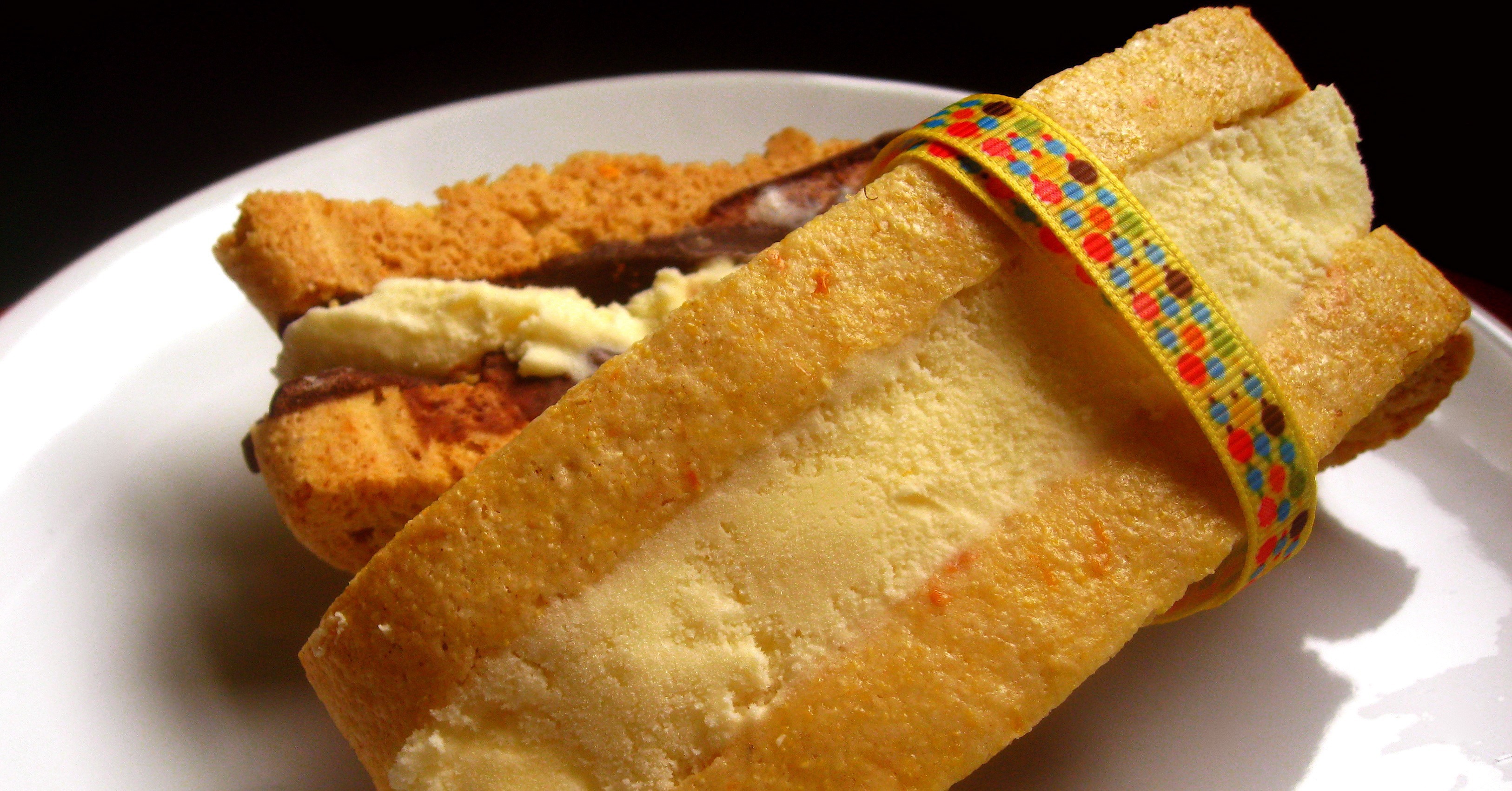 Summer of Sandwiches: Chocolate Citrus Biscotti with Orange Ice Cream Summer of Sandwiches: Chocolate Citrus Biscotti with Orange Ice Cream