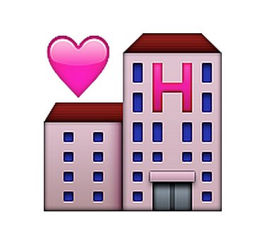 Interpretation: "Home is where the heart is."
Name + meaning: Love Hotel. A hotel that can be hired by the hour, instead of as accommodation for the evening.
Also known as: Heartbreak hotel; my lover's house
Source: Emojipedia
Interpretation: "Home is where the heart is."
Name + meaning: Love Hotel. A hotel that can be hired by the hour, instead of as accommodation for the evening.
Also known as: Heartbreak hotel; my lover's house
Source: Emojipedia