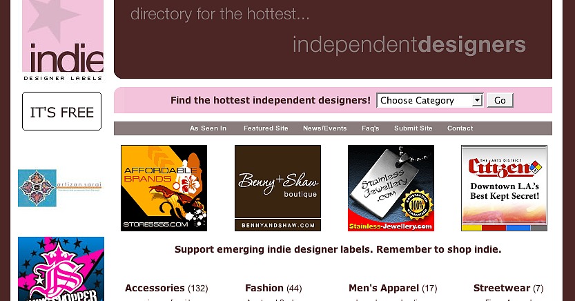 Fab Site: IndieDesignerLabels.com Fab Site: IndieDesignerLabels.com