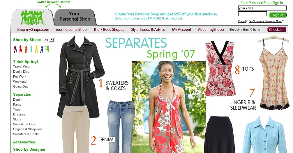 Fab Site: myShape.com Fab Site: myShape.com