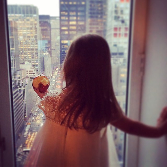 Arabella Kushner took a bite of an apple while taking in the Big Apple.
Source: Instagram user ivankatrump
Arabella Kushner took a bite of an apple while taking in the Big Apple.
Source: Instagram user ivankatrump