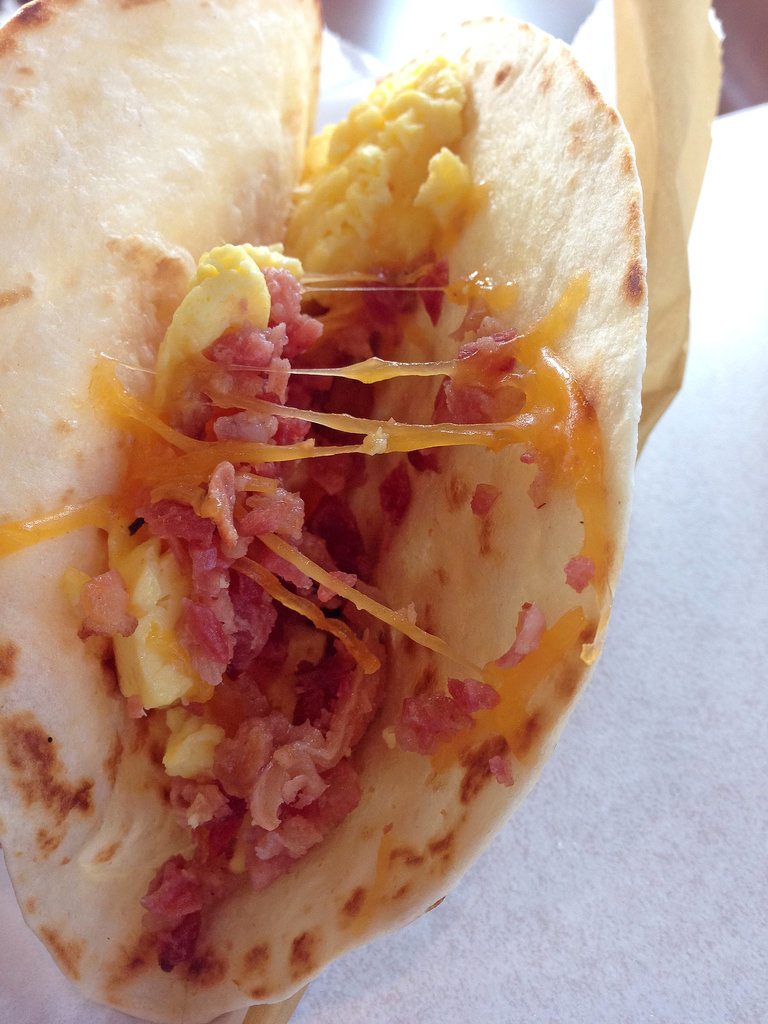 AM Grilled Bacon Taco AM Grilled Bacon Taco