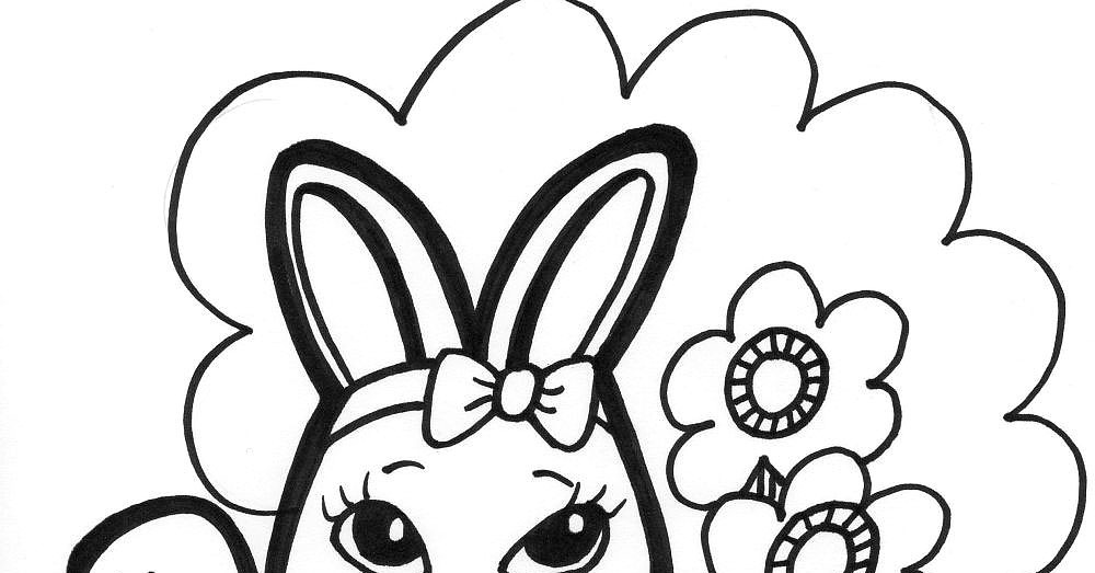 easter bunny coloring pages online - photo #33