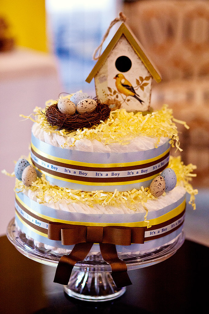 Bird-Themed Diaper Cake Bird-Themed Diaper Cake