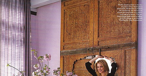 Jessica Stam's Purple Pad Jessica Stam's Purple Pad