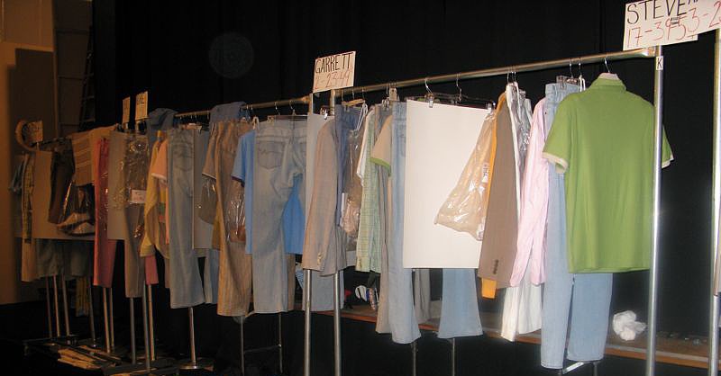 Backstage at Perry Ellis Backstage at Perry Ellis