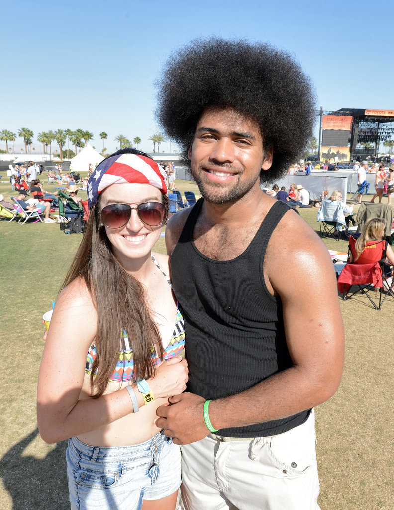A couple smiled together at Stagecoach.
A couple smiled together at Stagecoach.