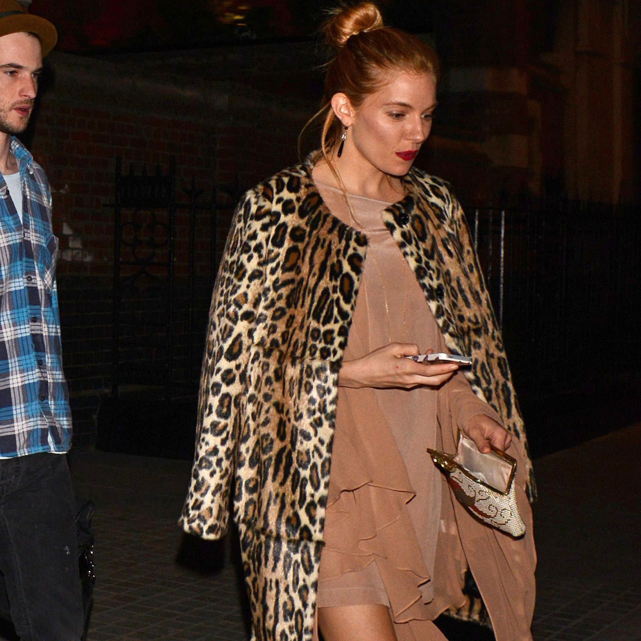The Label of Sienna Miller's Coat Will Shock You!