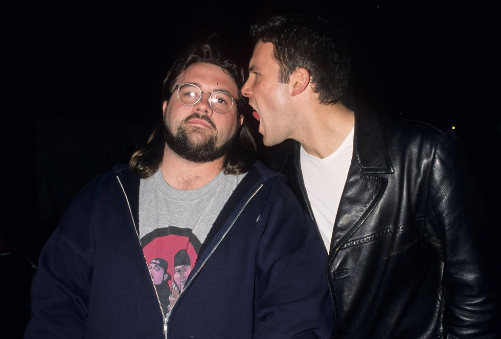 And Ben Affleck licked Kevin Smith's face. And Ben Affleck licked Kevin Smith's face.