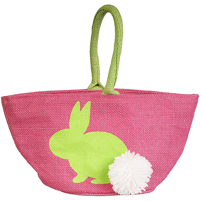 Pink Jute Easter Basket Pink Jute Easter Basket