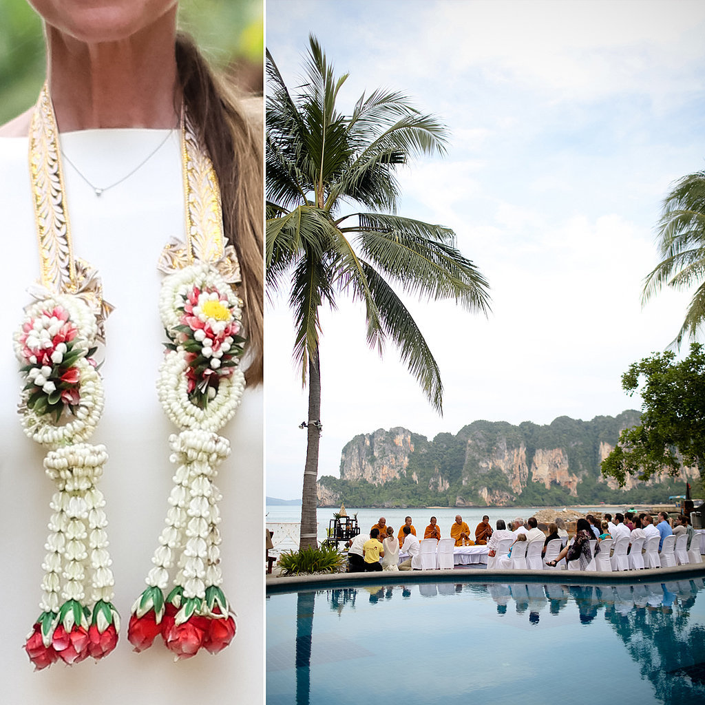 What made you choose to have a destination wedding?
"We looked at a few local venues, but deep down, we knew that Thailand was the right place for us to say our vows. We couldn't find a place close to home that offered the same natural beauty and cultural experience of Thailand. We are both travelers, having been to over 20 different countries together. We wanted our wedding to be an experience that our guests wouldn't soon forget.
"My family lives on the East Coast, and my husband's family is primarily in the Midwest. We knew that they would all need to travel anyway, and the costs to come to California were actually higher than the costs to travel to Thailand (although the flight was much longer!)."
Source: Melissa McClure Photography
What made you choose to have a destination wedding?
"We looked at a few local venues, but deep down, we knew that Thailand was the right place for us to say our vows. We couldn't find a place close to home that offered the same natural beauty and cultural experience of Thailand. We are both travelers, having been to over 20 different countries together. We wanted our wedding to be an experience that our guests wouldn't soon forget.
"My family lives on the East Coast, and my husband's family is primarily in the Midwest. We knew that they would all need to travel anyway, and the costs to come to California were actually higher than the costs to travel to Thailand (although the flight was much longer!)."
Source: Melissa McClure Photography