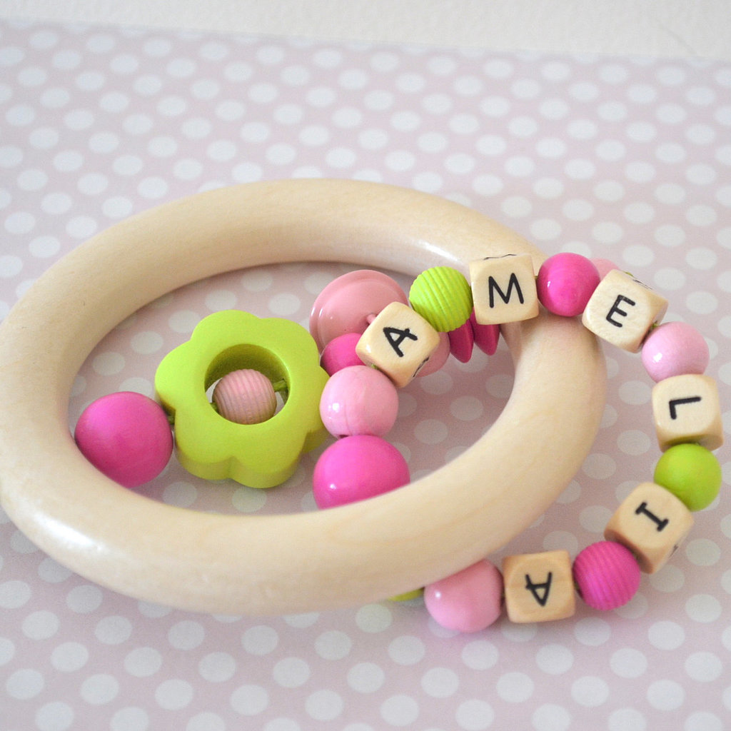Personalized Teether and Rattler Personalized Teether and Rattler