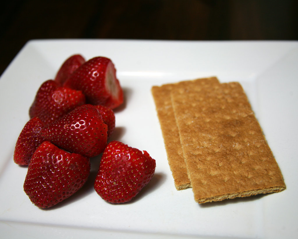 Strawberries and Graham Crackers Strawberries and Graham Crackers