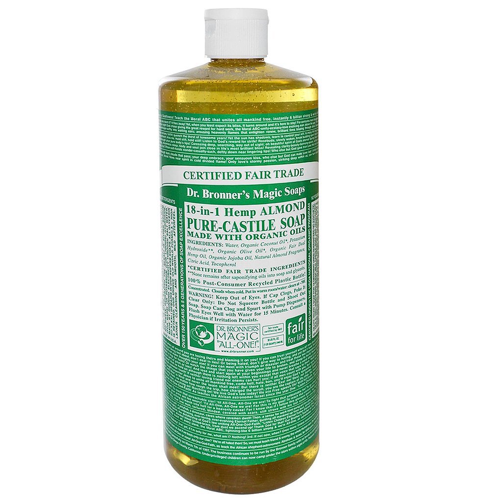Dr. Bronner's Almond Liquid Castile Soap Dr. Bronner's Almond Liquid Castile Soap