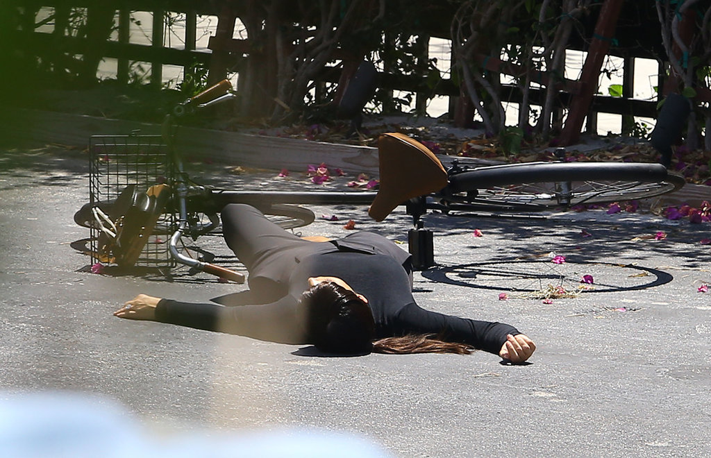 Kim Kardashian Takes a Tumble Kim Kardashian Takes a Tumble