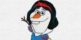'Frozen' Snowman Olaf Gets The Royal Treatment With A Disney Princess Makeover 'Frozen' Snowman Olaf Gets The Royal Treatment With A Disney Princess Makeover