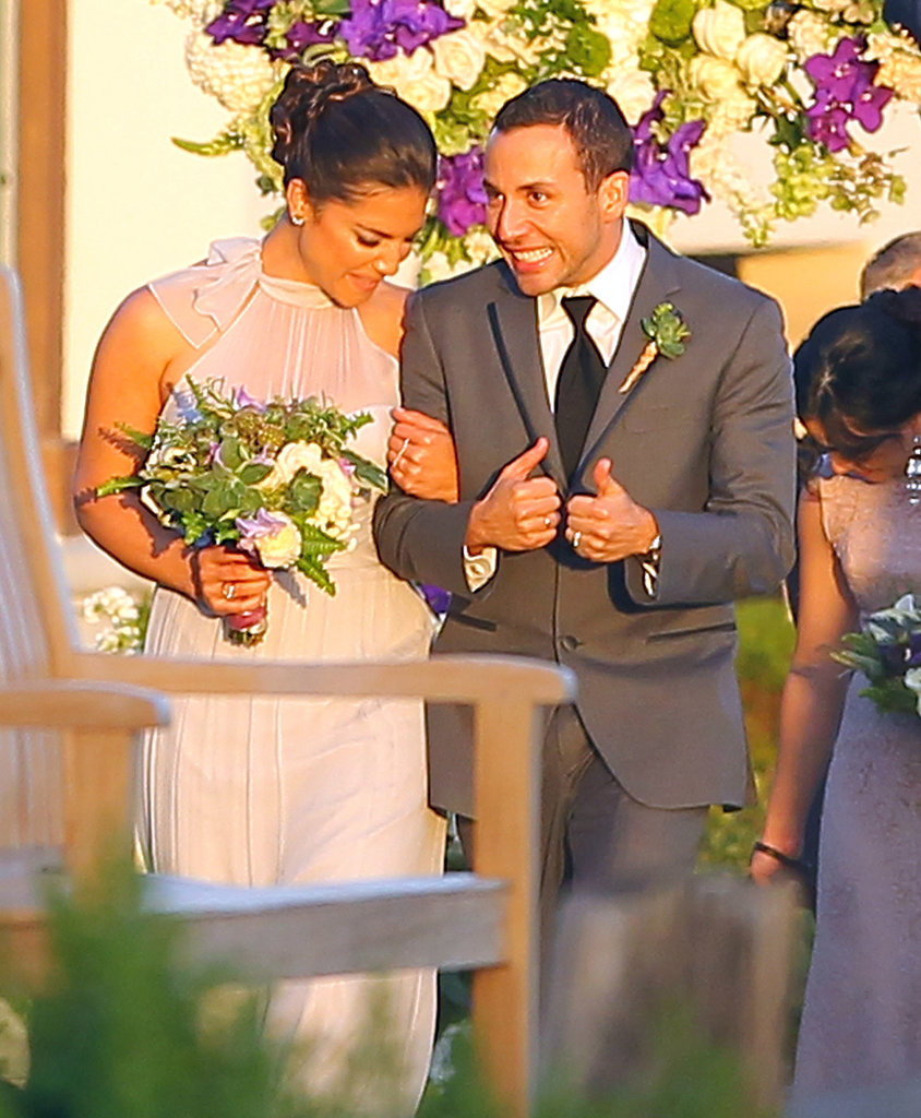 Backstreet Boys member Howie Dorough showed up for Nick Carter's April 2014 wedding in Santa Barbara.
Backstreet Boys member Howie Dorough showed up for Nick Carter's April 2014 wedding in Santa Barbara.