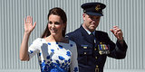 Kate Middleton Accessorizes Her Blue Poppy Spring Dress With A... Fighter Jet? Kate Middleton Accessorizes Her Blue Poppy Spring Dress With A... Fighter Jet?