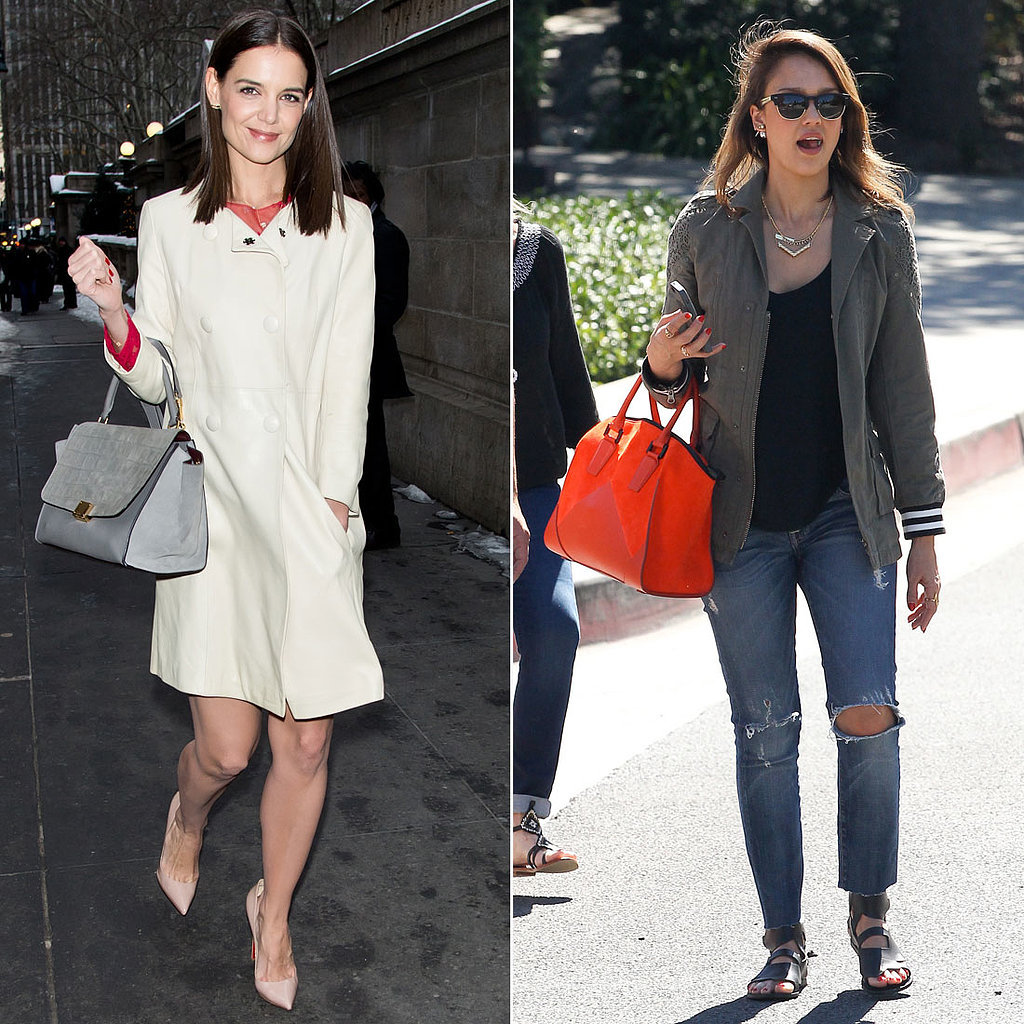 For Katie Holmes's stroll in NYC, the actress looked chic in a