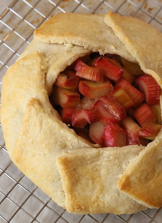 Rhubarb Galette Rhubarb Galette