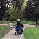 Elsa Pataky & Kids Take A Stroll Elsa Pataky & Kids Take A Stroll