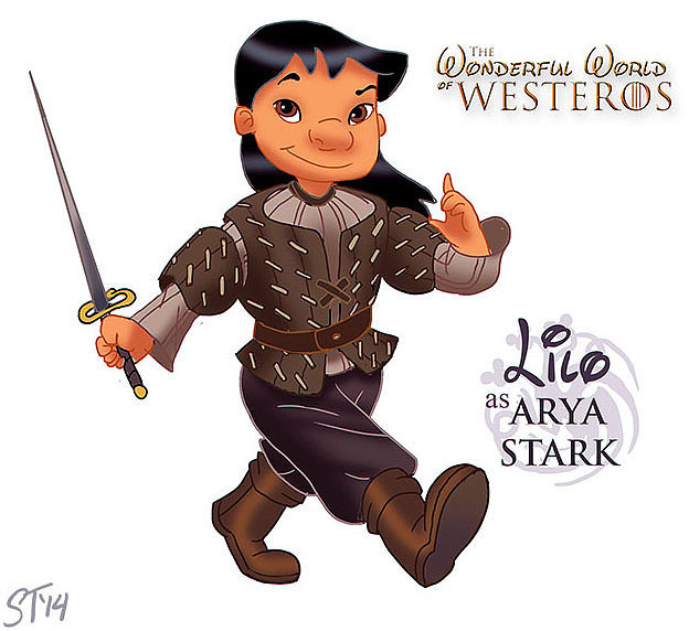 BONUS: Lilo as Arya Stark BONUS: Lilo as Arya Stark