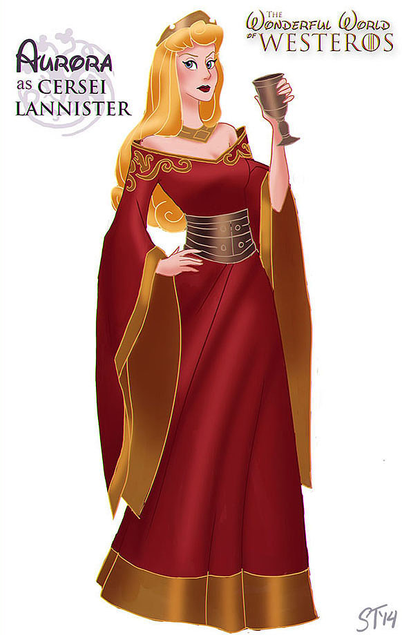 Aurora (Sleeping Beauty) as Cersei Lannister Aurora (Sleeping Beauty) as Cersei Lannister