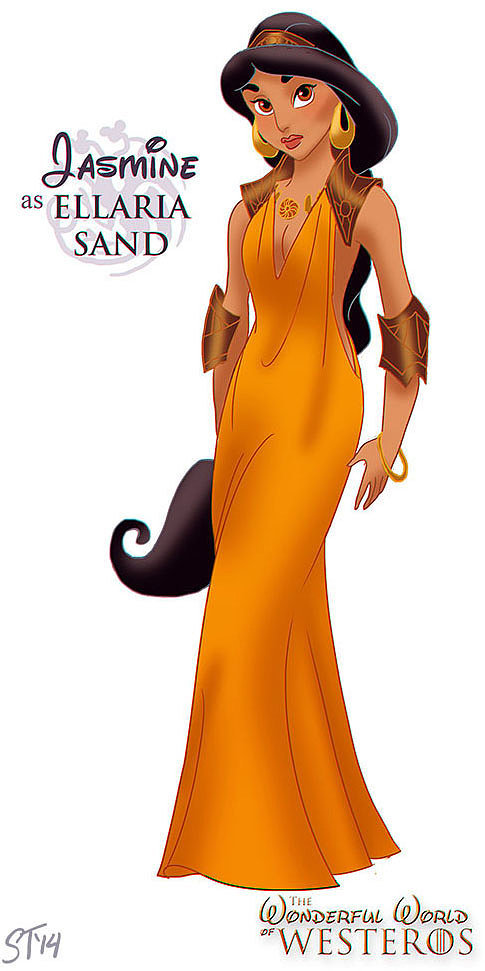 Jasmine as Ellaria Sand Jasmine as Ellaria Sand
