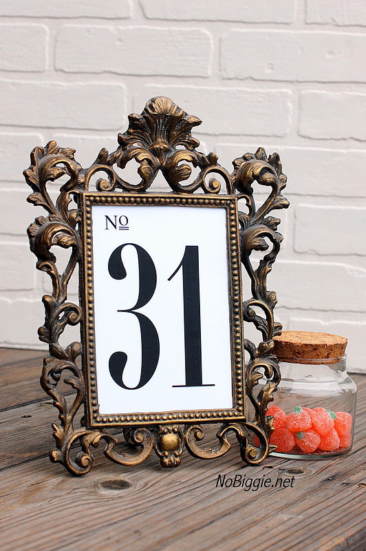 Simple Table Numbers Simple Table Numbers