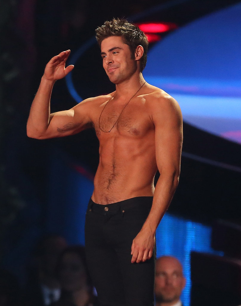 Best Performance by a Chest: Zac Efron at MTV Movie Awards Best Performance by a Chest: Zac Efron at MTV Movie Awards