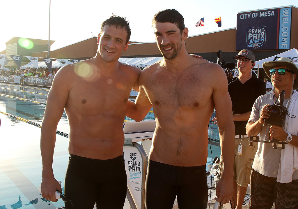 Oh, Hey There, Shirtless Ryan Lochte and Michael Phelps Oh, Hey There, Shirtless Ryan Lochte and Michael Phelps