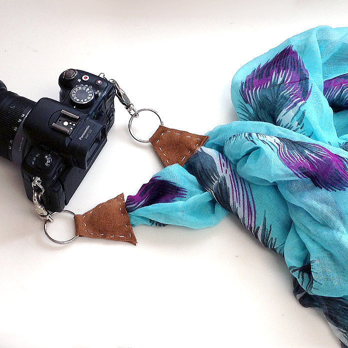 DIY Scarf Camera Strap DIY Scarf Camera Strap
