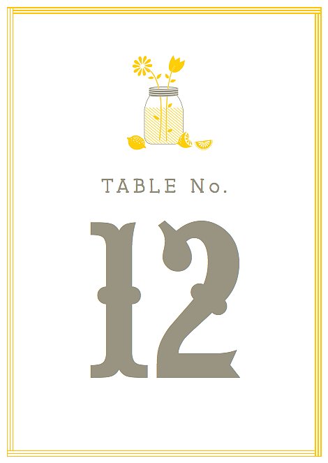 Lemonade-Stand Table Numbers Lemonade-Stand Table Numbers