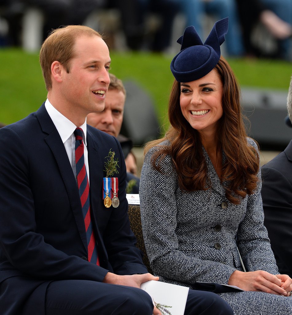 Kate shared a loving glance with William in April 2014 during their tour of Australia.
Kate shared a loving glance with William in April 2014 during their tour of Australia.