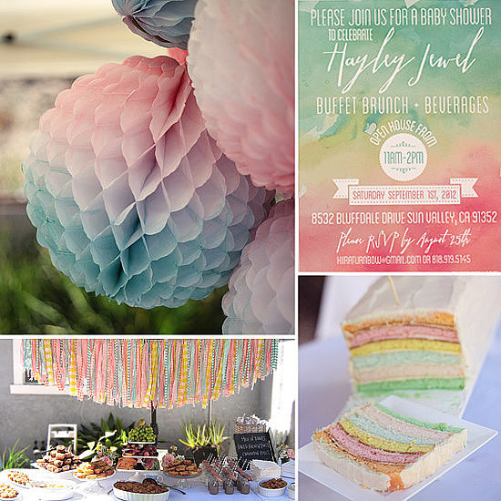 A Dreamy Watercolor-Inspired Baby Shower A Dreamy Watercolor-Inspired Baby Shower