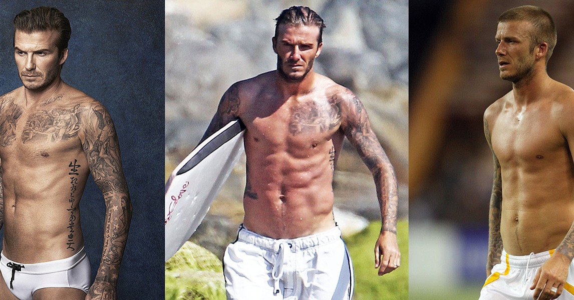 David Beckham S Best Shirtless Pictures Popsugar Celebrity