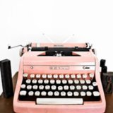 Pink Vintage 1950s Typewriter on Etsy Pink Vintage 1950s Typewriter on Etsy