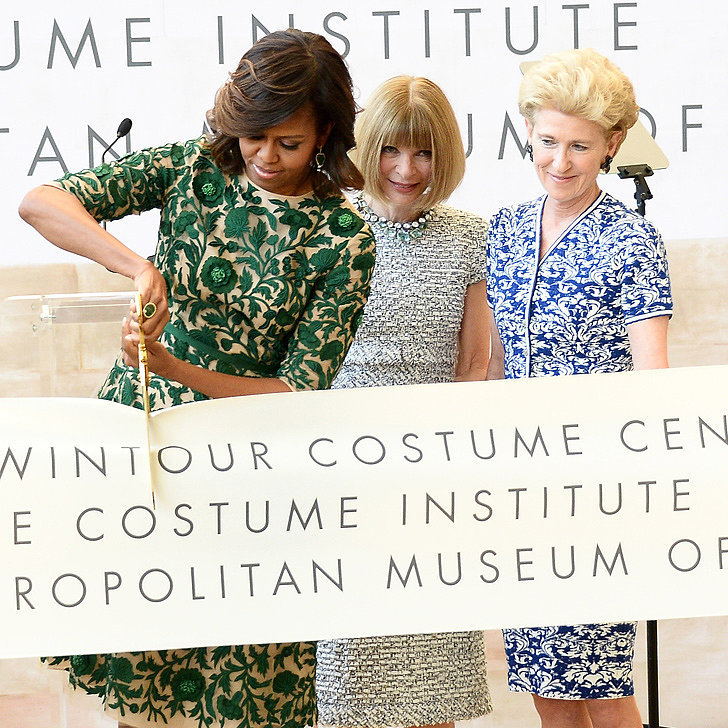 Did Michelle Obama or Her Dress Make Anna Wintour Smile? Did Michelle Obama or Her Dress Make Anna Wintour Smile?
