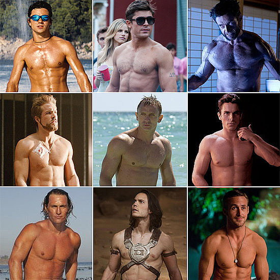 The Hottest Shirtless Guys in Movies The Hottest Shirtless Guys in Movies