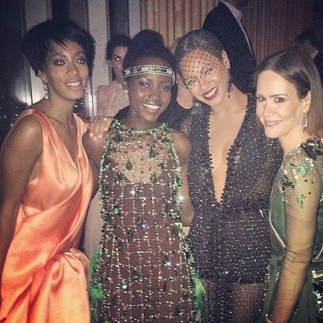 Beyoncé and Solange Knowles hung out with Lupita Nyong'o and Sarah Paulson.
Source: Instagram user beyonce Beyoncé and Solange Knowles hung out with Lupita Nyong'o and Sarah Paulson.
Source: Instagram user beyonce