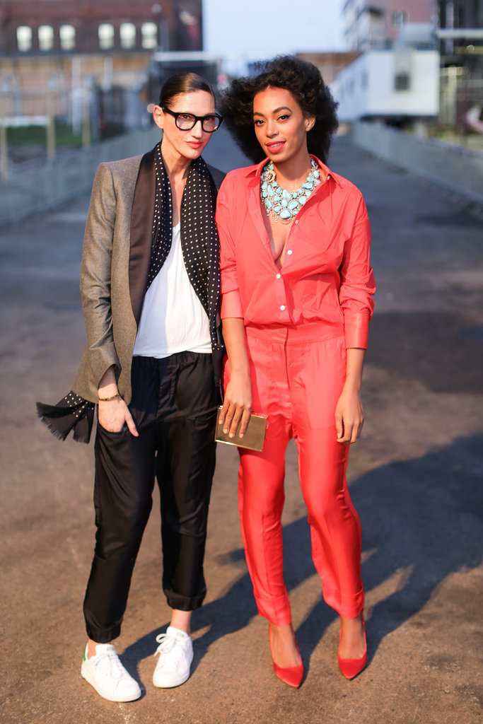 Jenna Lyons and Solange Knowles Jenna Lyons and Solange Knowles
