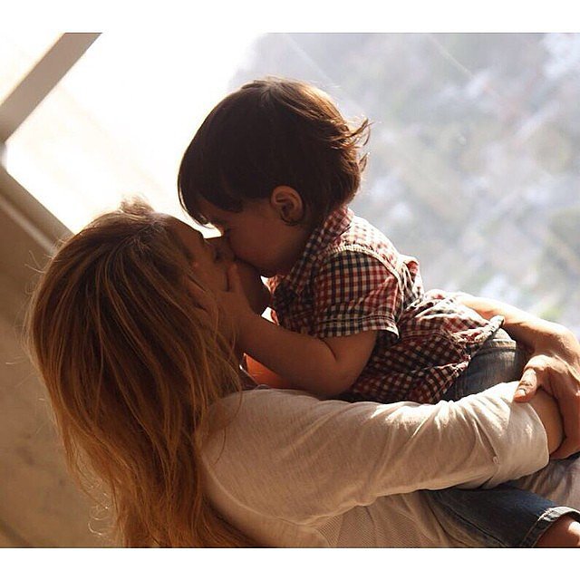 Shakira shared a kiss with little Milan on Mother's Day.
Source: Instagram user shakira
Shakira shared a kiss with little Milan on Mother's Day.
Source: Instagram user shakira
