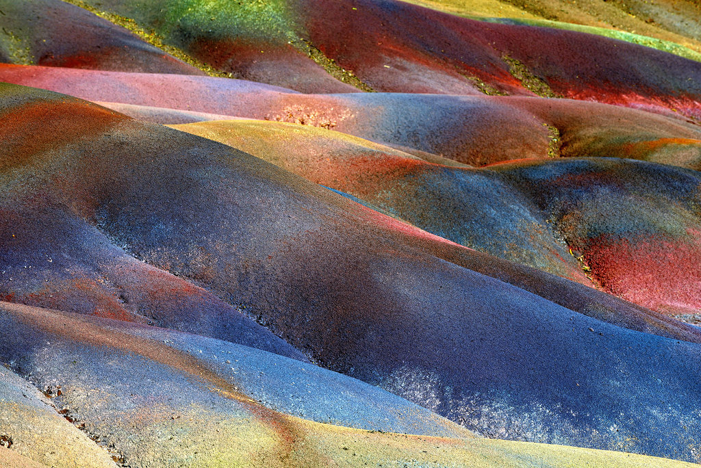 Seven Colored Earth of Chamarel, Mauritius Seven Colored Earth of Chamarel, Mauritius