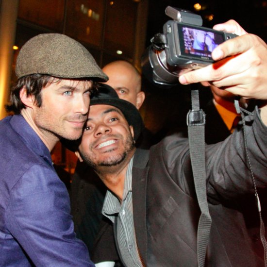 Ian Somerhalder Takes Selfies in Brazil