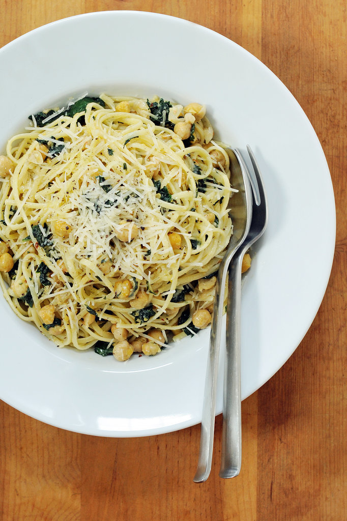 Linguine With Kale and Chickpeas Linguine With Kale and Chickpeas