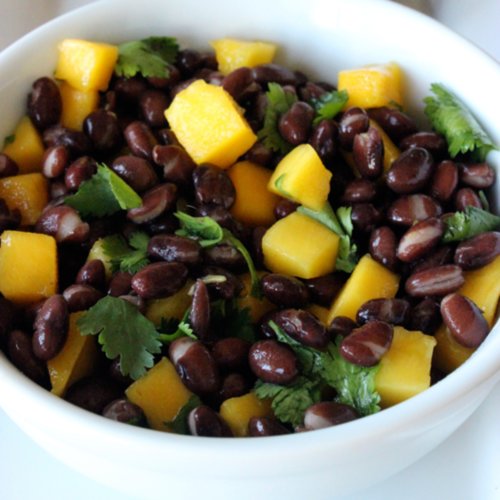 Black Beans in Mango Sauce Black Beans in Mango Sauce