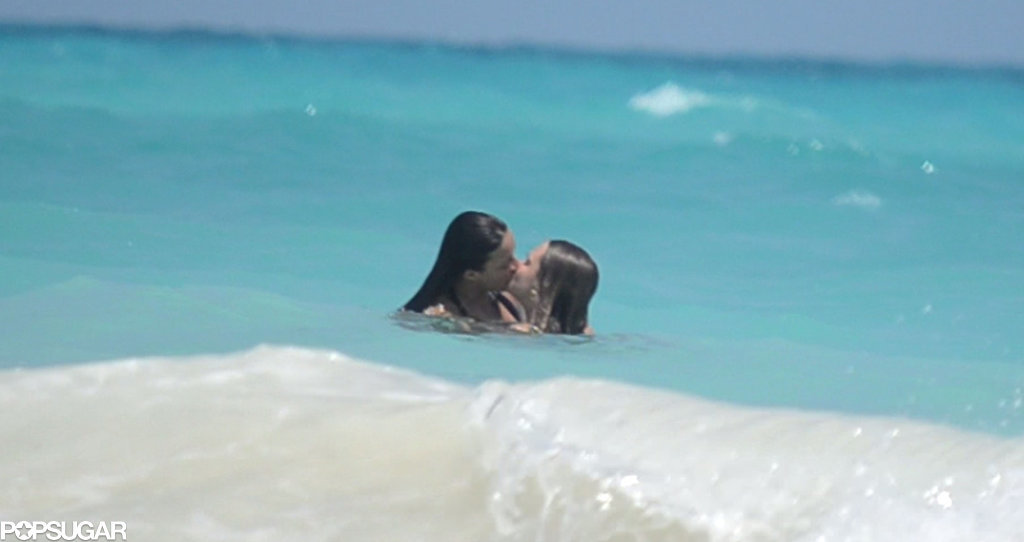 Michelle Rodriguez and Cara Delevingne made out — and went topless — in the waters of Cancun during their Mexican getaway in March 2014.
Michelle Rodriguez and Cara Delevingne made out — and went topless — in the waters of Cancun during their Mexican getaway in March 2014.