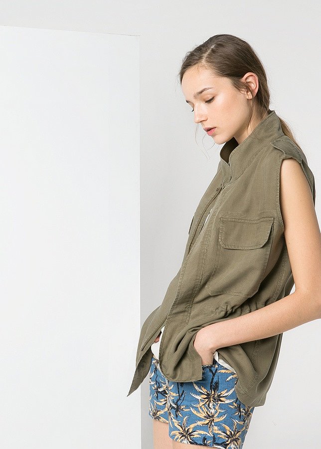 Mango Military-Style Gilet Mango Military-Style Gilet